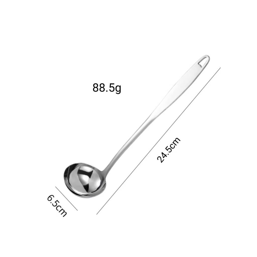 Stainless Steel Hot Pot Ladle With Extended Handle And Mirror Finish For Home Use Ladle 6cm