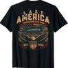 (ON Back) Lake America USA Previously Ontario Canada Vintage T-Shirt