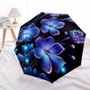 1pc Glowing Midnight Blossoms Umbrella with Plastic Handle,Suitable for All Seasons Home Travel Outdoor UmbrellaDD146
