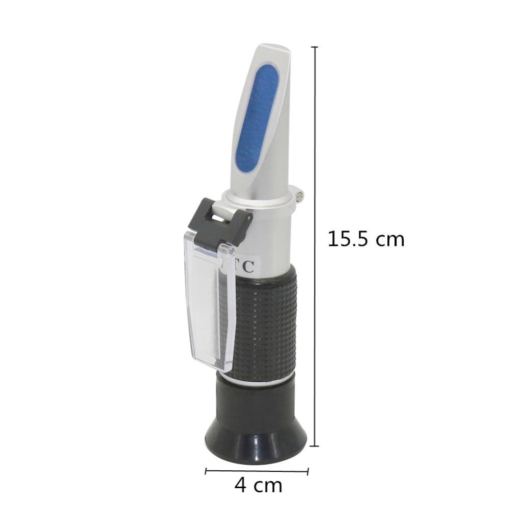 Milk Concentration Detection Refractometer 0~20% Automatic Temperate Compensation Tester Cow Feeding Equipment 1 Set