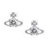 Orecchini in Ottone Decorati con Cristalli Reina Galaxy Orbit Orecchini da Donna Argento 6201007002P102P102
