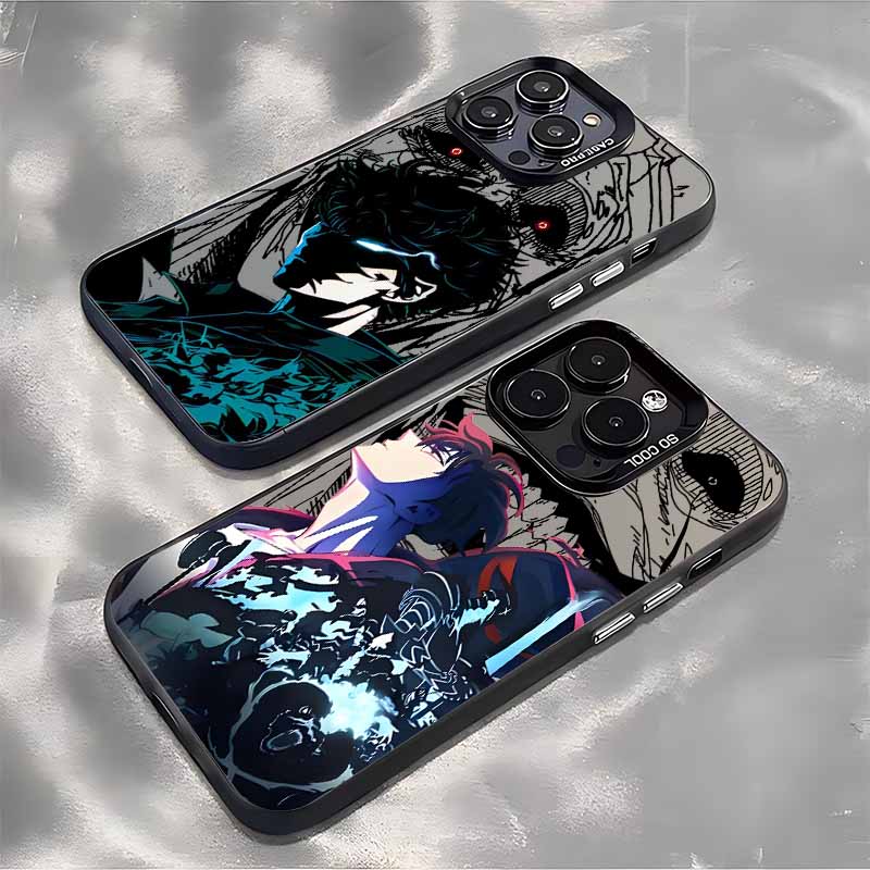 Custodia per Telefono Anime Solos Levelings per Samsung Galaxy S26 S25 S24 S23 S22 S21 S20 Note20 FE Ultra Edge Plus 4G 5G Anti Caduta Opaca