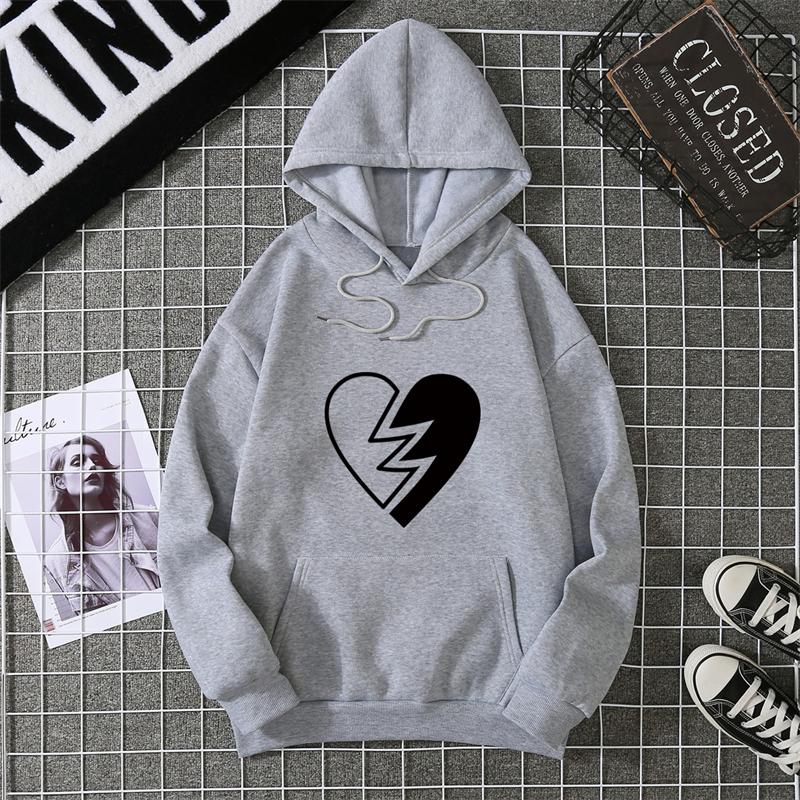 Heart-Katawa Shoujo Fashion Hoodies High-Quality Sweatshirt Katawa Shoujo Shojo Disabled Girls Broken Heart Hearts