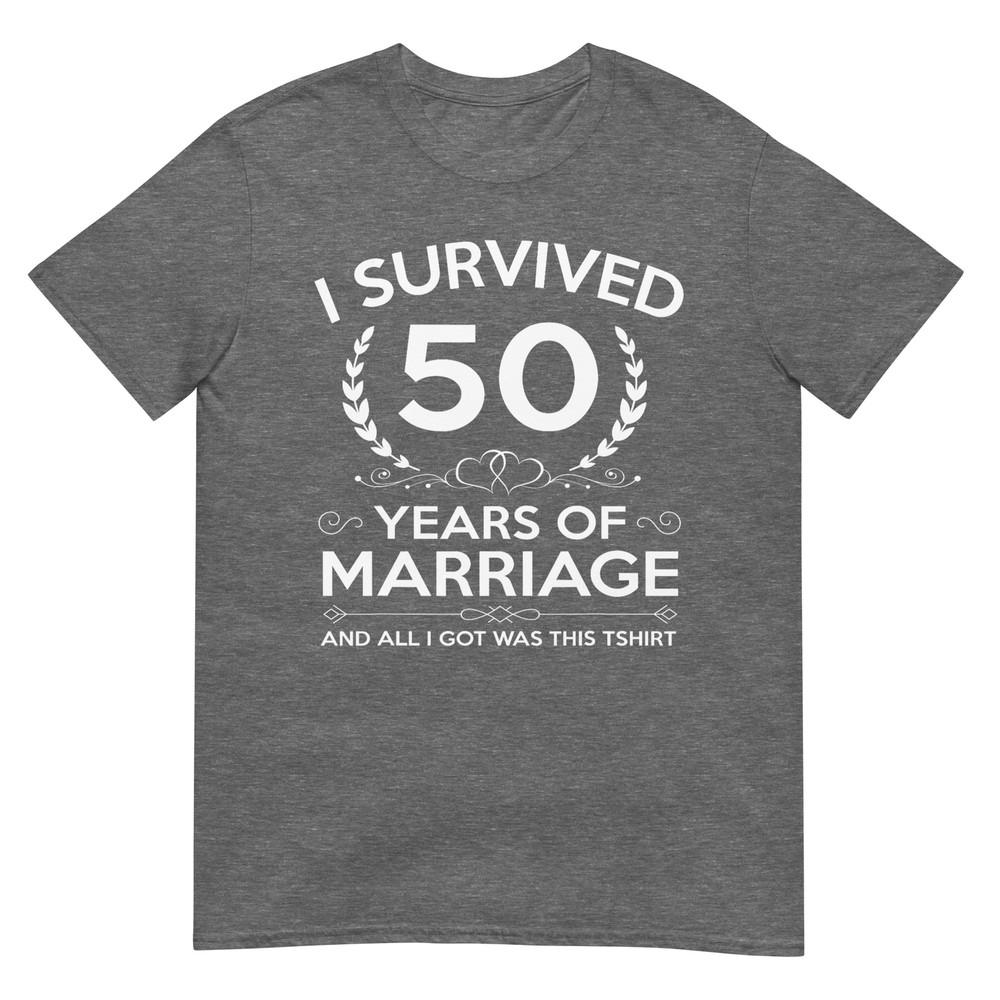 50. Hochzeitstag Geschenke Paare Ehemann Ehefrau 50 Jahre T-Shirt