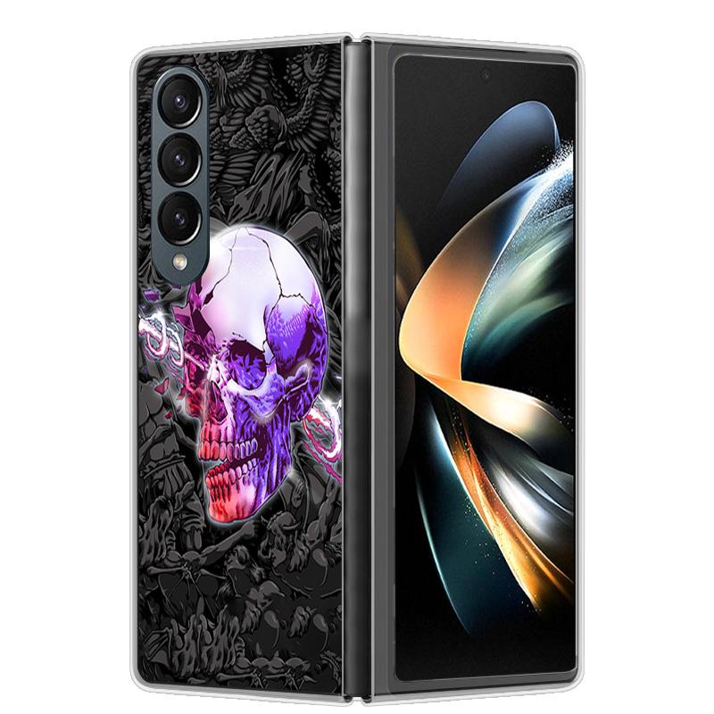 For Samsung Z Fold 4 Case ZFold 5 4 5G Hard Transparent Phone Cover For Samsung Galaxy Z Fold4 Fold5 Shockproof Bumper Fundas