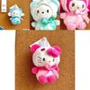 Adorable Llavero Colgante de Peluche de Sanrio Kuromi Muñeco Relleno Para Regalos de Niños