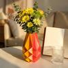 Vaso da Fiori Boho Stampato in 3D Forma Geometrica Vaso Decorativo Moderno Minimalista per Soggiorno Ingresso Tavolino Arredamento per la Casa