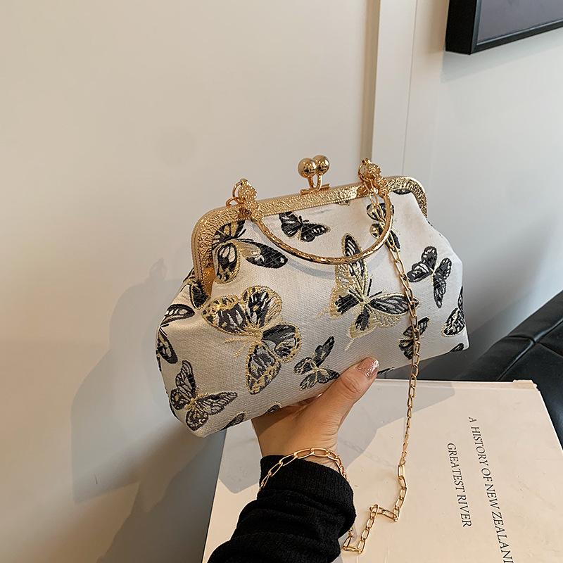 

Оригинальная сумка-чеонгсам в стиле ретро в китайском стиле Hanfu, темперамент 2025 года, новая модная сумка-мессенджер для девушек, универсальная, на одно плечо, портативная белый