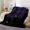 1pc Nightmare ___________ Addams Soft Flannel All-Season Throw for Home, Office, Outdoor UseDurable Comfort  100597