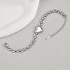 Stainless Steel Love Heart Bracelet for Women, Simple Anniversary Jewelry Gifts