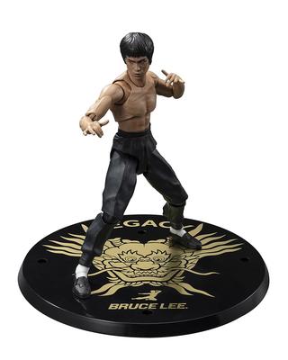 TAMASHII NATIONS Bruce Lee 50th 130mm malowana ruchoma figurka SHFiguarts -LEGACY Ver.- Ok.. PCV i ABS