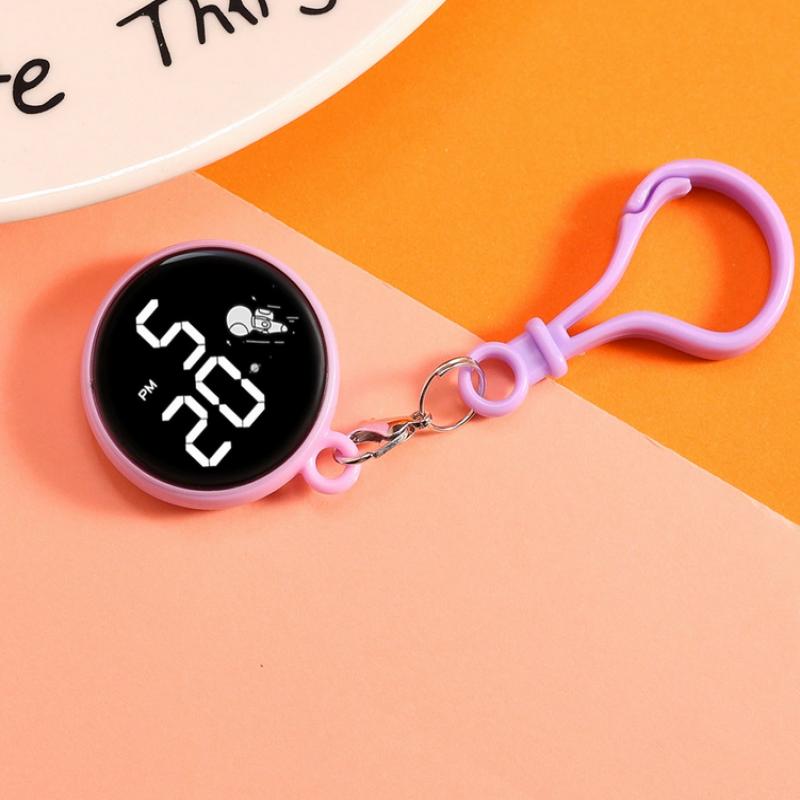 Exam Table Keychain Mirror Touch Screen 30M Waterproof Night Light Eye Protection Astronaut School Student Functional Accessory