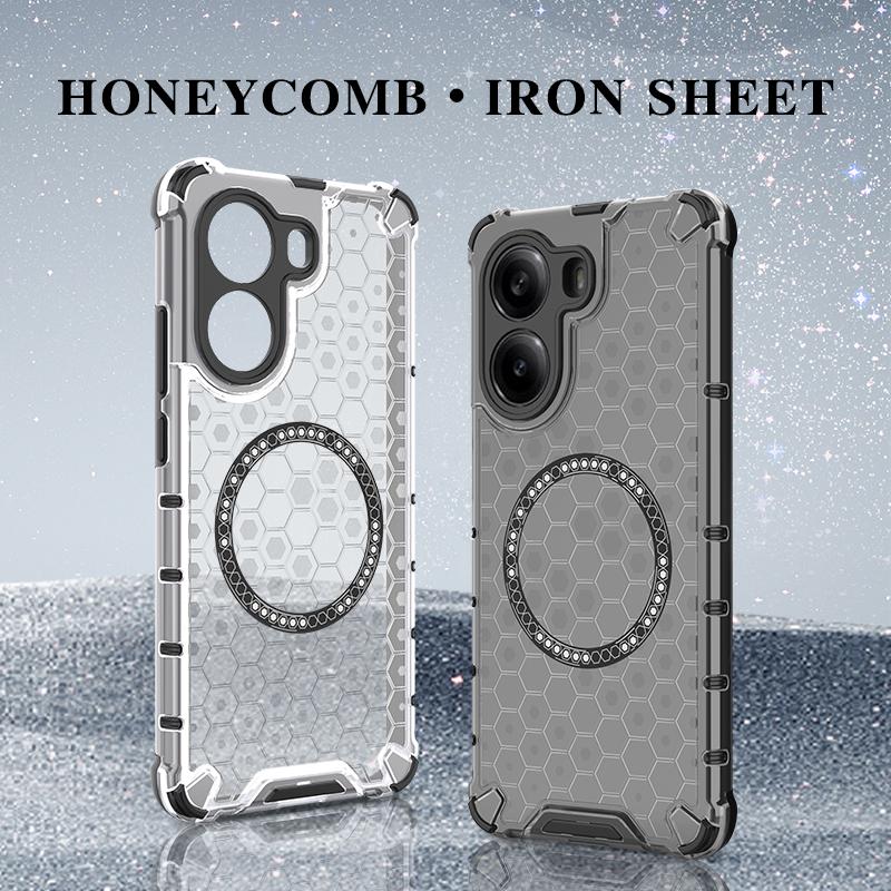 Magnetisch für Magsafe Vollabdeckung für Poco X7 Pro X 7 Pocox7pro Stoßfest Transparent Schutz Silikon TPU Hülle für Redmi Turbo 4 Note14 14Pro+