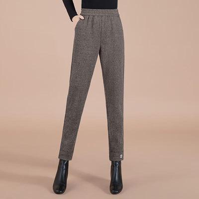 Women's High-Waist Tapered Pocket Harem Pants