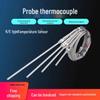 K-Type Thermocouple Probe Temperature Sensor with Shielded Wire