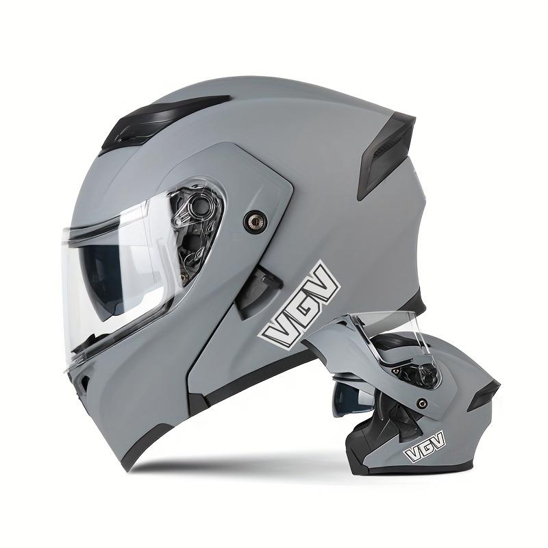Flip Over Motorcycle Street Riding Helmet for Men and Women, Open Face Helmet, Summer Motorcycle Full Helmet, All Season Univers