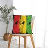 Solo Buone Vibrazioni Musicali Rastafari Rasta Giamaica Reggae Federe Federa Bob Marley per Divano Letto Soggiorno Copricuscino