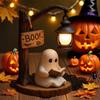 Halloween Witch Ghost 3D  Lamp Lantern Decorative Resin Lantern For Festival Spooky Party Decor Halloween Outdoor Indoor Lantern