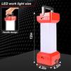 Handheld Work Light Camping Lights For Dewalt For Milwaukee 18V 20V Battery With USB Port Night For Night Work Fishing Camping