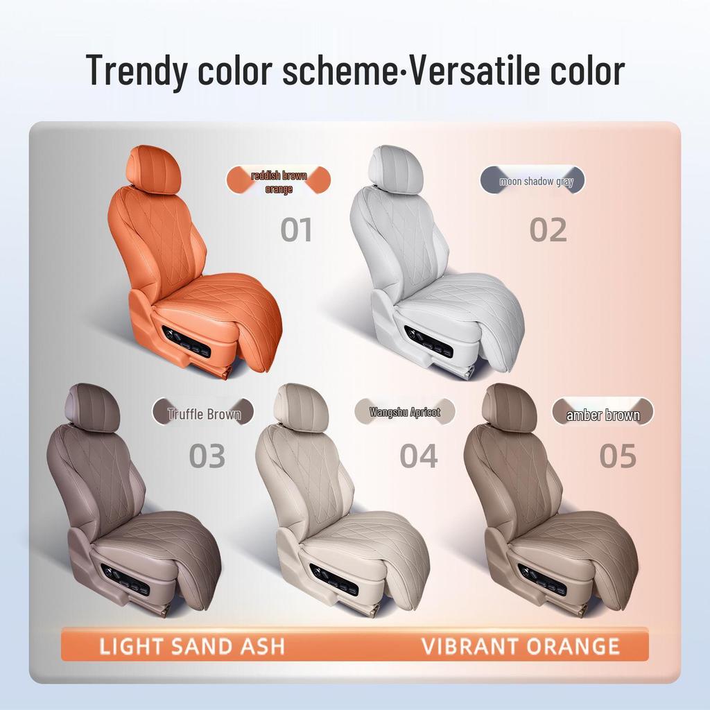 AITO M9 Universal Seat Cushion: Four Seasons, 5/6-Seater, Custom Fit, Enhanced Car Seat Cover.