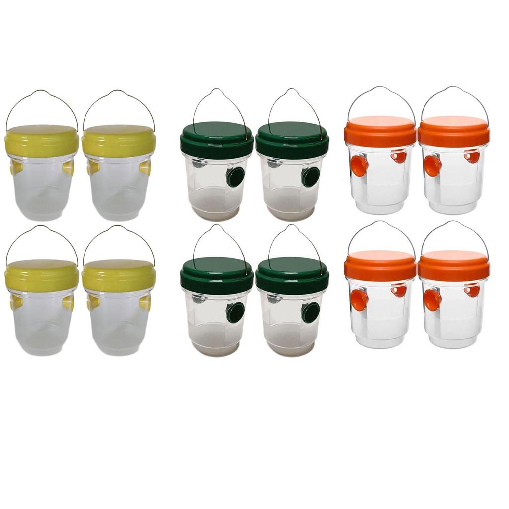 4 Pieces Wasp Bee Catcher Outdoor Orchards Deterrent Gardens Yard Portable Yellow Jackets Killer Wasp Catcher