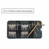 25-in-1 Portable Screwdriver Set with Leather Case for Home & Travel