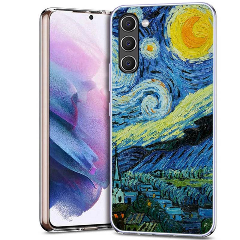 Vincent Van Gogh Starry Sky Oil Painting Phone Case for Samsung A16 A17 A26 A36 A37 A56 A57 A12 A22 A32 A52S A07 A06 A02S A72 Ga