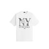 For Peanuts New York To The World Vintage Tee White Men Tops KHM033415-101