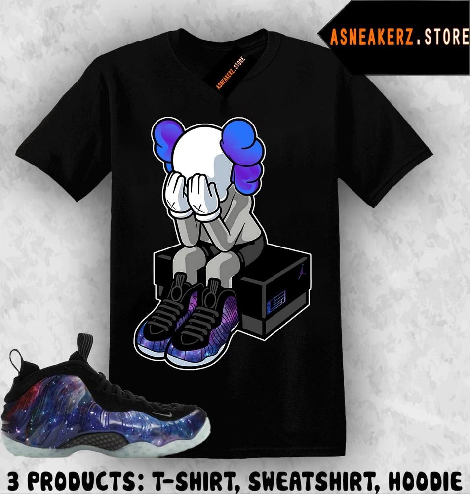 Tee Shirt Matching Foamposite One Galaxy 2025 To Match Sneaker Sneakerhead Kaws Unisex T-Shirt L