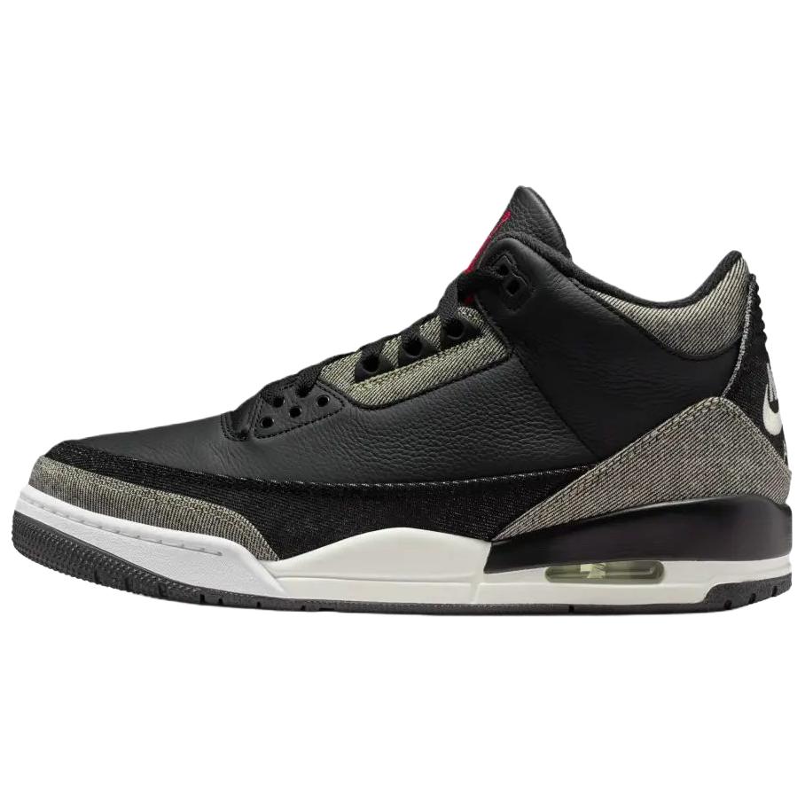 

Jordan Air Jordan 3 Низькі кросівки для баскетболу, стійкі до ковзання та стирання, вінтажні, унісекс, синьо-червоні IR0914-400 42.5
