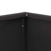 Fire Pit Black 40 X 40 X 35 Cm Steel