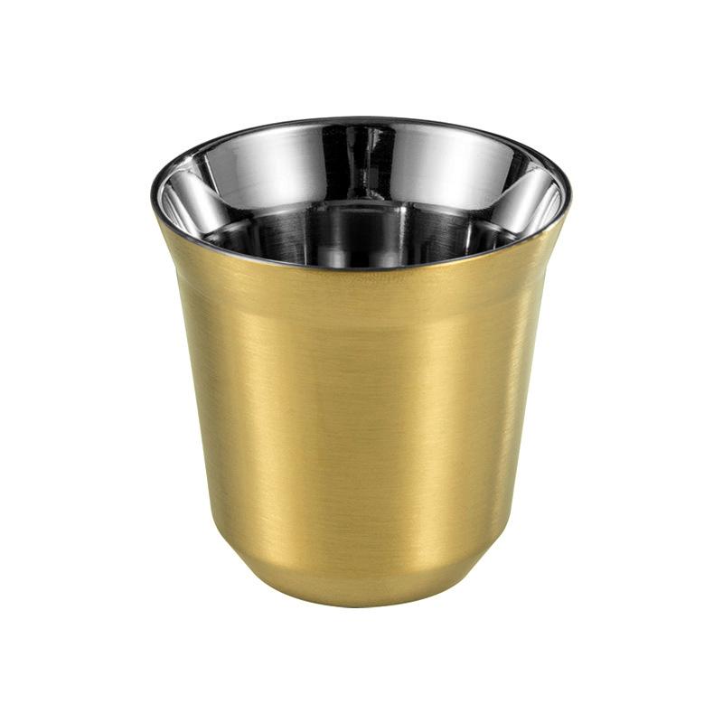 Italian 80ML Double-Wall Stainless Steel Children's Coffee Cup - Heat & Cold Insulated [New]