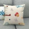 Cartoon Dinosaur Tree Series Digital Printing Short Plush Pillow Covers For Car Sofa Office Cushion Cover Home Goods