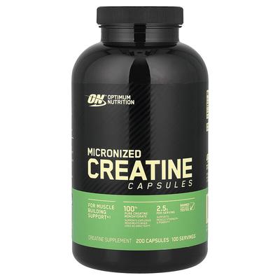 Micronized Creatine Capsules, 200 Capsules (1.25 G Per Capsule )