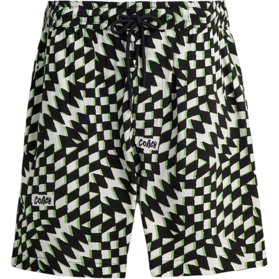 

Coach Printed Camp Drawstring Casual Shorts Men Shorts Multicolor CBD33-VCR S