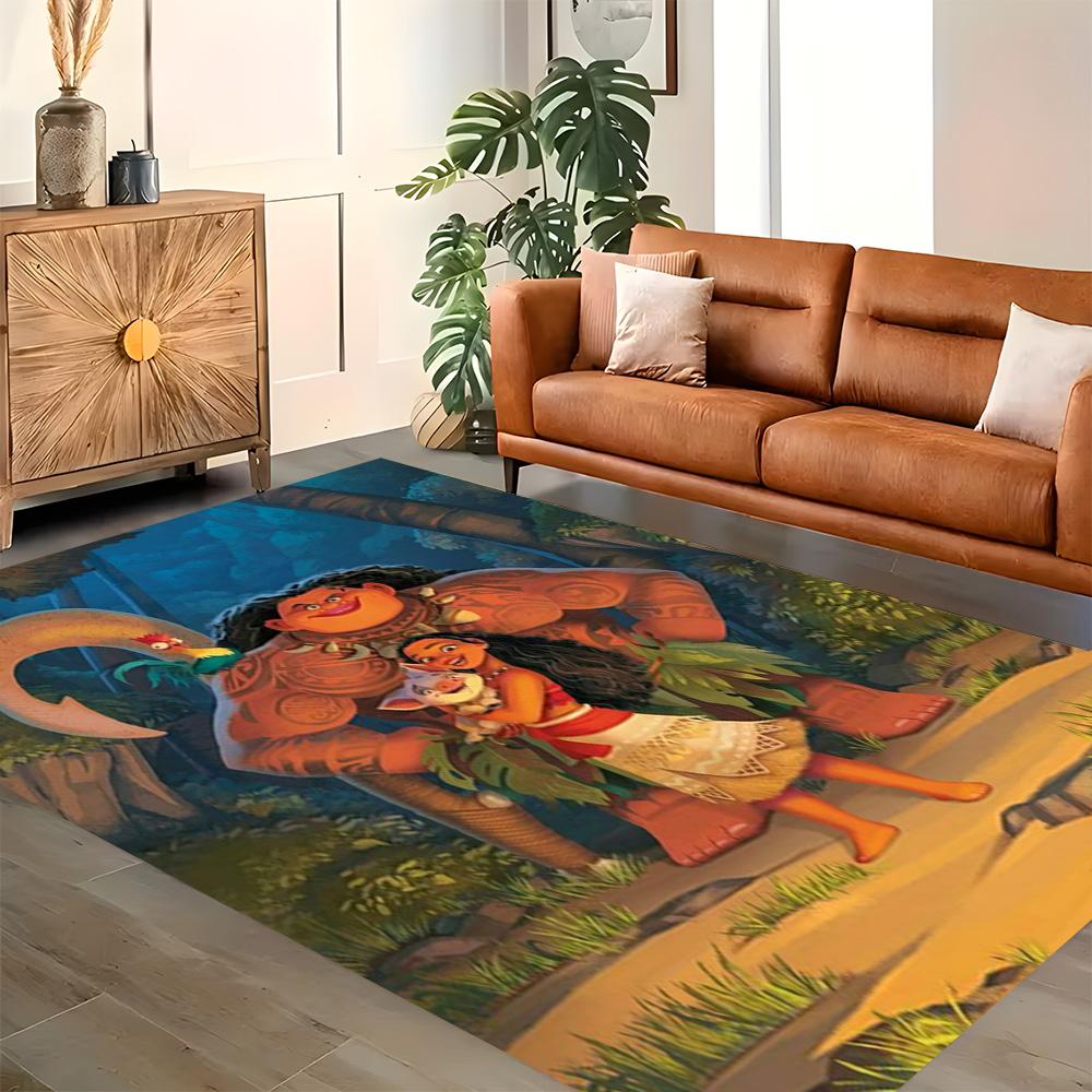 Moana's Adventure On The Waves rug for Living Room rug, Bedroom, Study Room, Hallway Decoration, Perfect for Home Decoration or Holiday Gifts