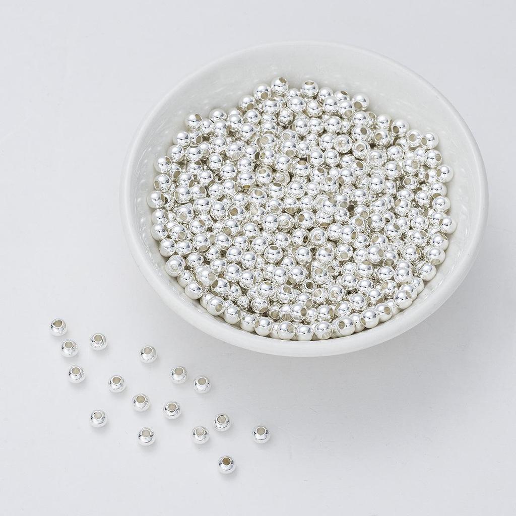 18K Gold-Filled Color-Preserving Spacer Beads for DIY Necklace Jewelry