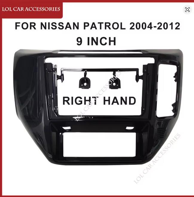 2004-2012 Nissan Patrol Y61 9" Navigation Face Frame Audio Panel Bracket