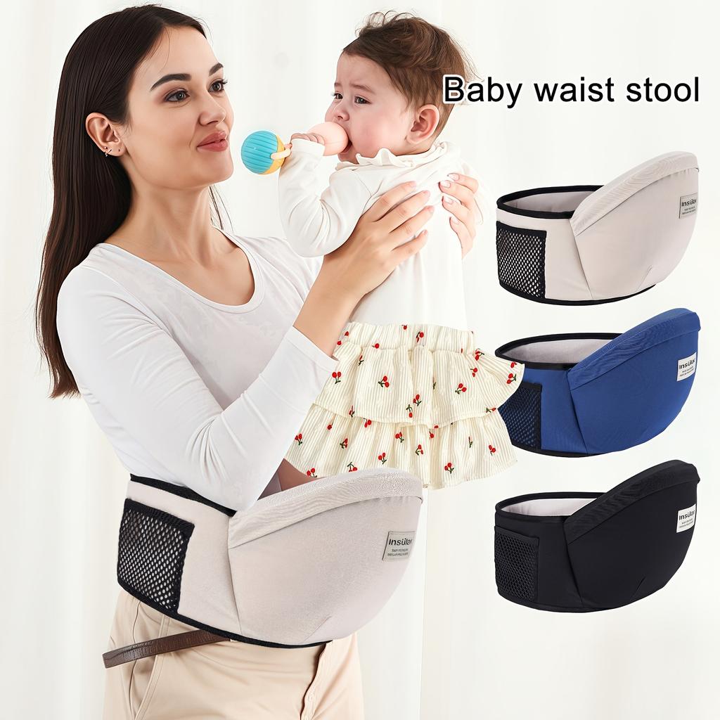 Ergonomic Baby Carrier Waist Stool Adjustable Strap Hands-Free Infant Carrier 0-3 Years Old Travel Outdoor Baby Front Carrier