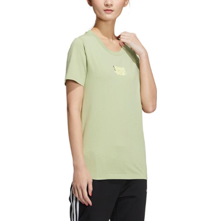 adidas Neo T Shirt Women's Light Green HS6838