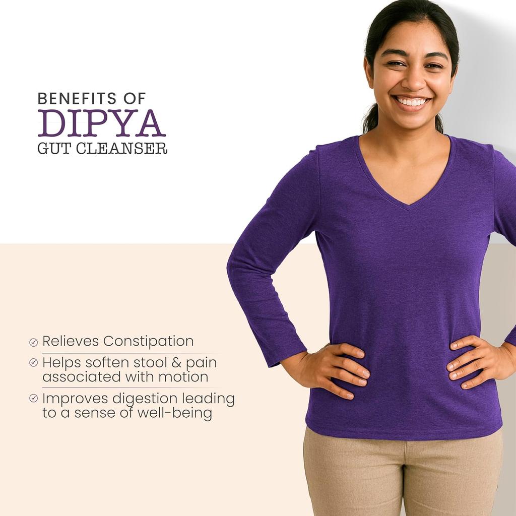 Dipya Ayurvedic Gut Cleanser 75 Gm X Pack of 2 | Natural Digestive Support for Bloating, Gas, Acidity & Daily Gut Health