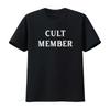 Cult Member T Shirt The Funny Dark  Vintage Washed Streetwear Stylish Fashion Versatile Soft Comfortable Graphic Slightly