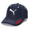 Puma Navy Blazer Golf Cap with Rim Color Free Size Men's Logo,