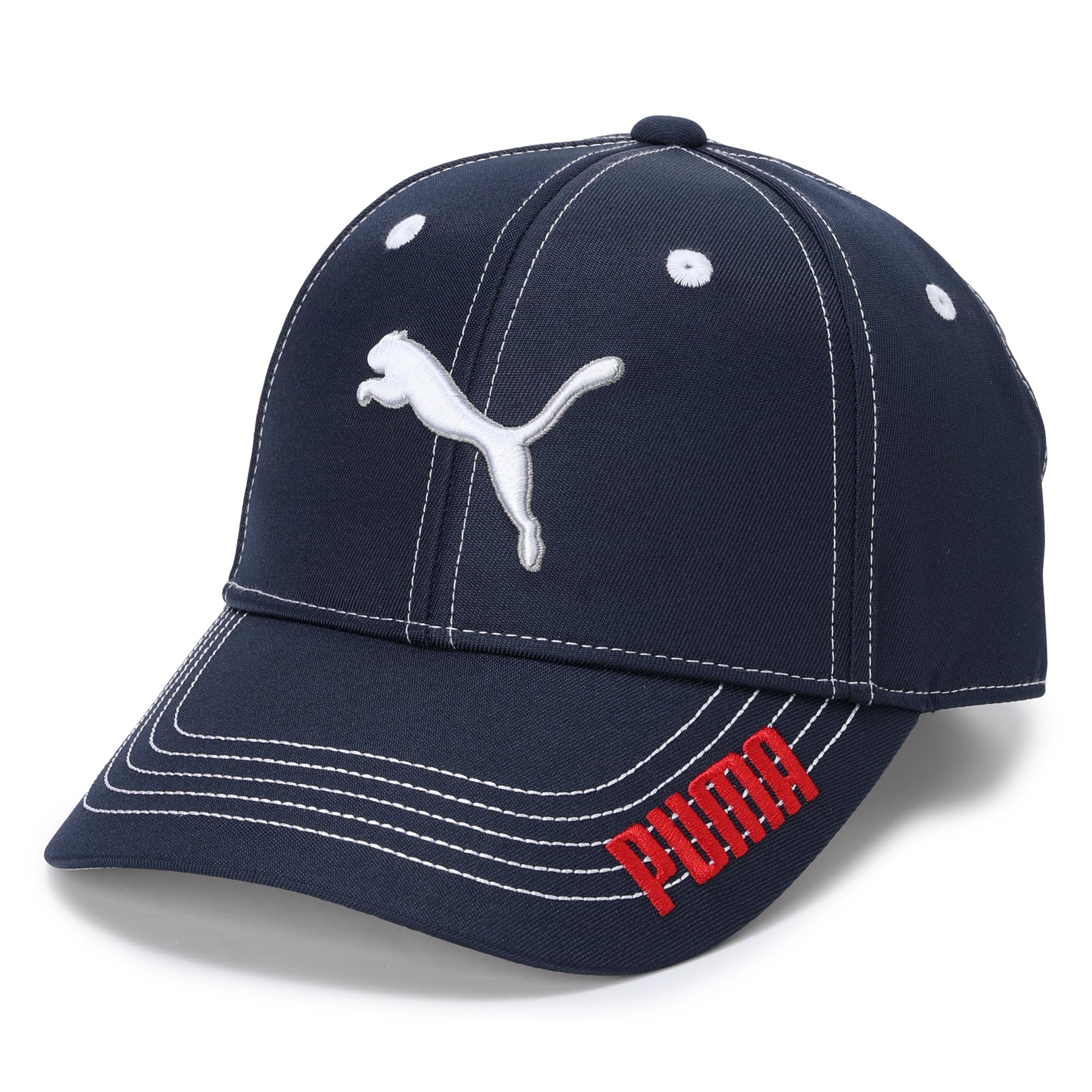 

Golf Cap Golf Rim Color Logo Cap Navy Blazer [PUMA] Men s