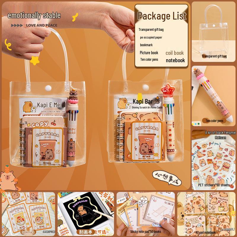 

Capybara Primary School Student Reward: Children s Day & Birthday Stationery Gift Set