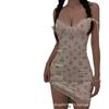 White Floral Lace Suspender Nightgown - Sexy Lingerie for Pure Desire