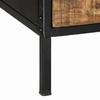Coffee Table Brown 90 x 50 x 40 cm Solid Mango Wood and Metal