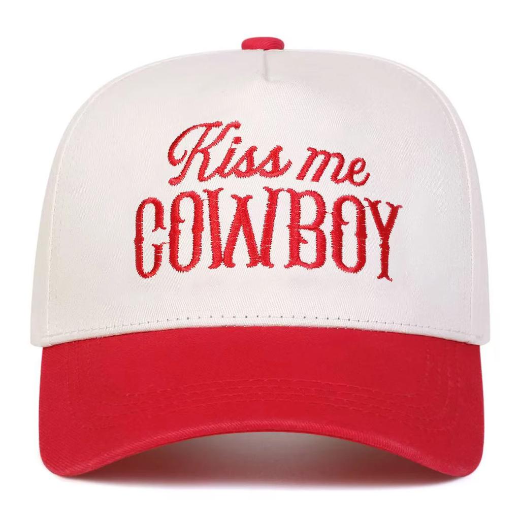 Unisex COWBOY Letter Embroidery Baseball Caps Spring Autumn Outdoor Adjustable Casual Hats Sunscreen Hat Sports Cap