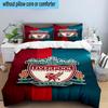Liverpool Football Club Set Biancheria da Letto 3 Pezzi Stampa 2D (Include 1 Copripiumino + 2 Federe Senza Imbottitura), Decorazione camera da letto, Regalo ventilatore