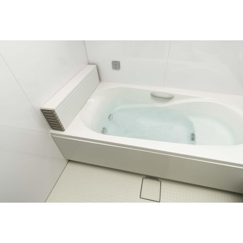 Topre Corporation Folding Bath Lid, Lakness, 75 x 159 cm, Ivory, L16